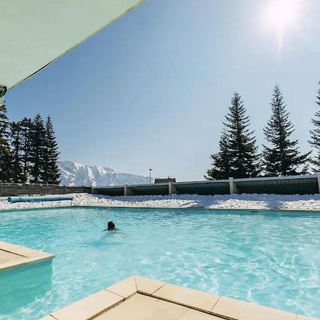 Charmant Appartement Confortable Pour 6 Personnes 40M2 Pied Pistes, Piscine, Wifi, Parking شاروس المظهر الخارجي الصورة