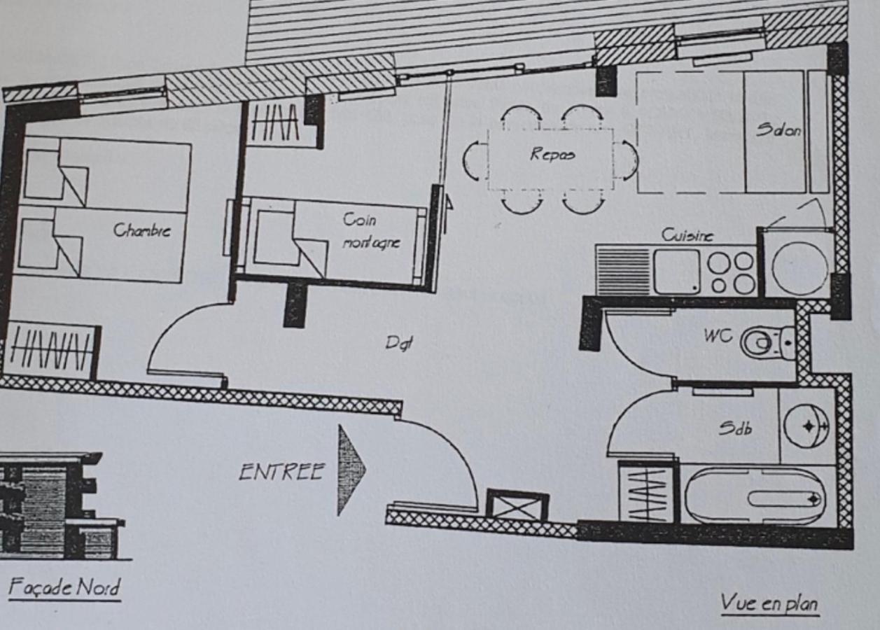 Charmant Appartement Confortable Pour 6 Personnes 40M2 Pied Pistes, Piscine, Wifi, Parking شاروس المظهر الخارجي الصورة